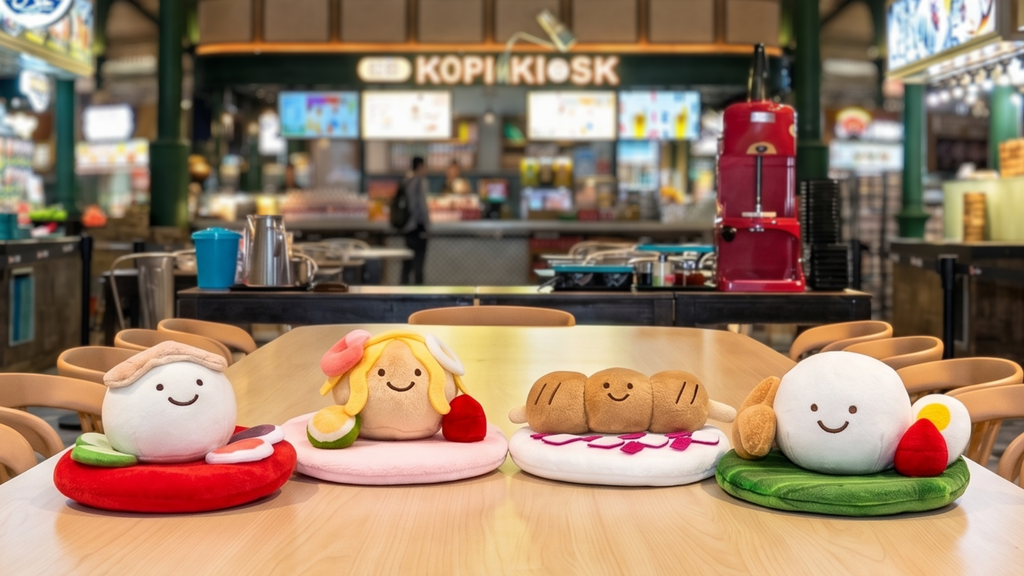 Hawker Feast: All 4 Plush Toy Designs